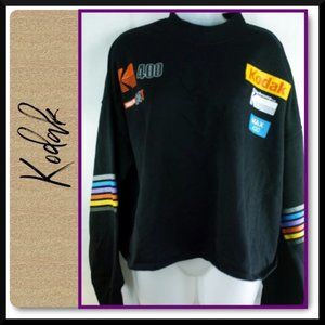 KODAK Cropped Mock-Neck Sweater